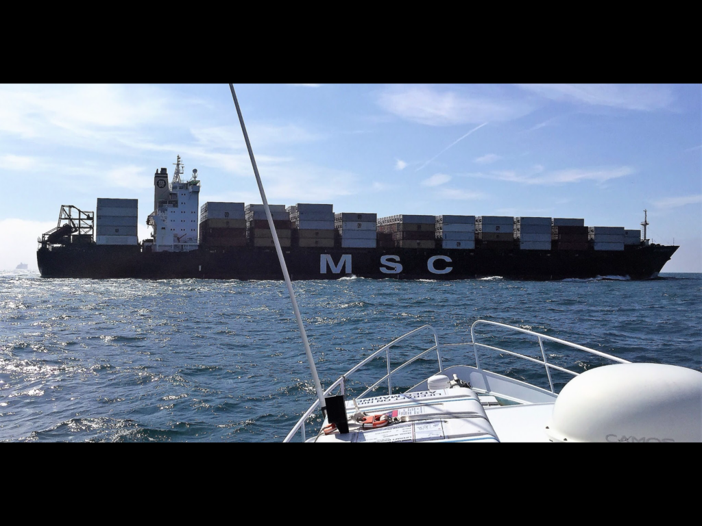 Photo of one of the ships that will be seen in the Channel