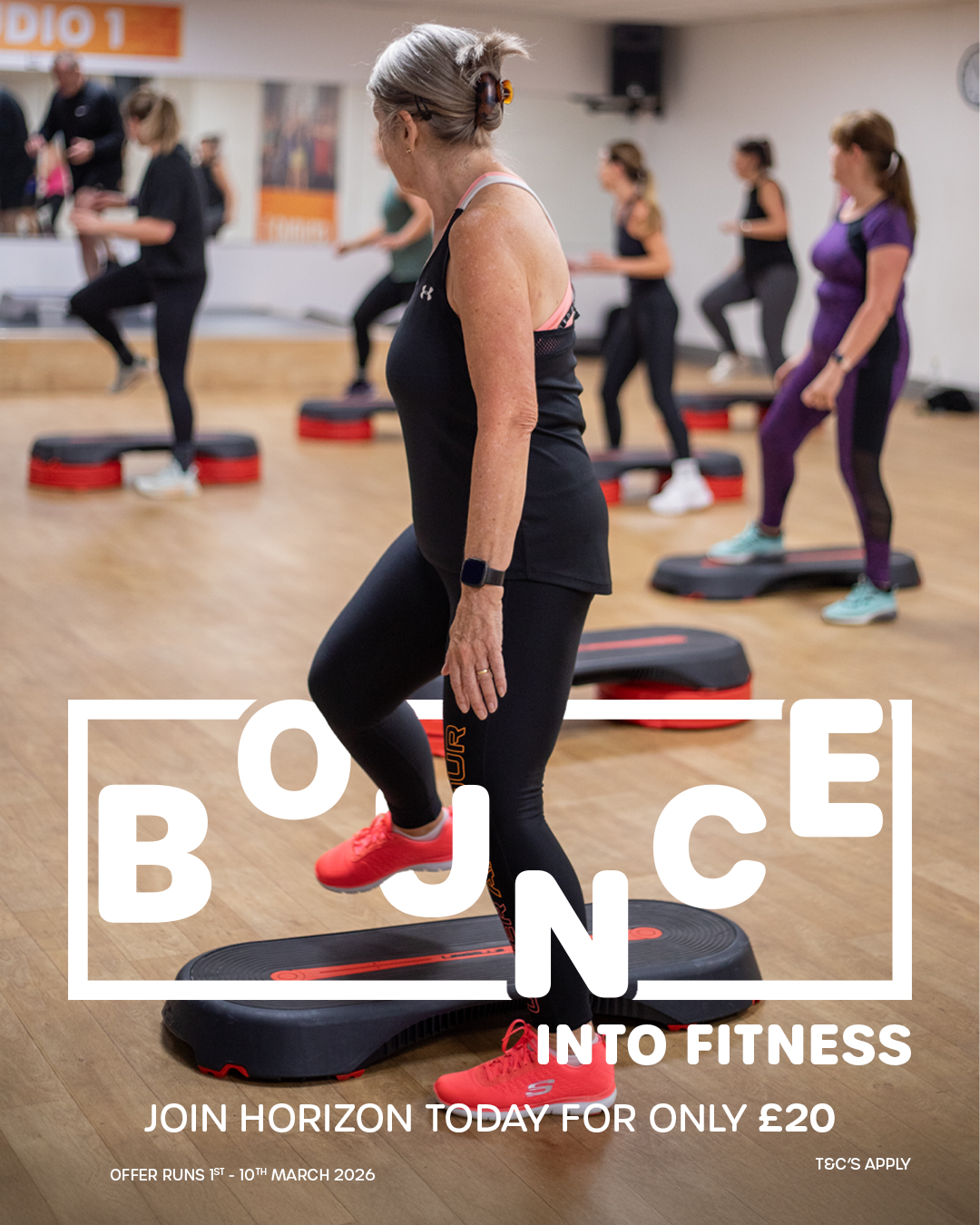 Bounce Into Fitness – Join Horizon for Just £20