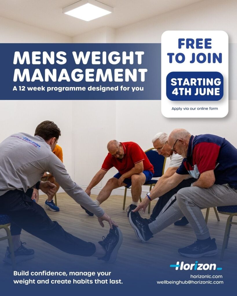 Men’s Weight Management Programme in Havant | 12 Week Support at Horizon